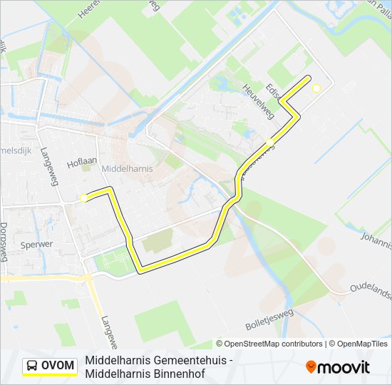 OVOM Bus Line Map