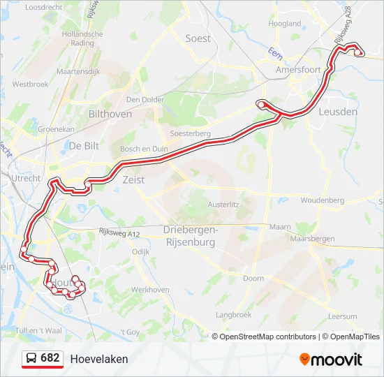 682 Bus Line Map