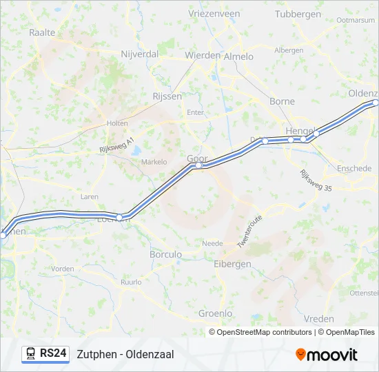 linie RS24 Karte