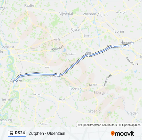 linie RS24 Karte