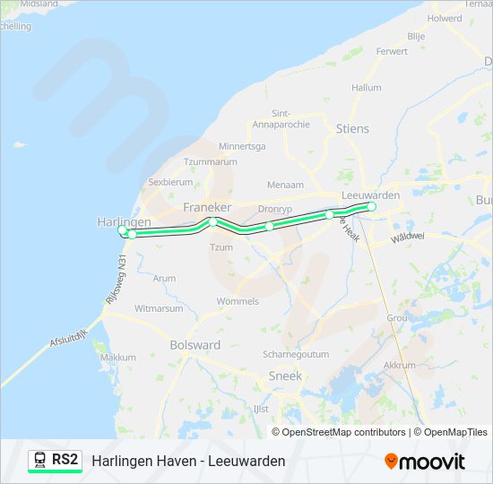 RS2  Line Map