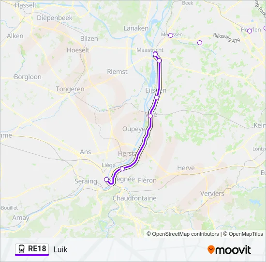 RE18  Line Map
