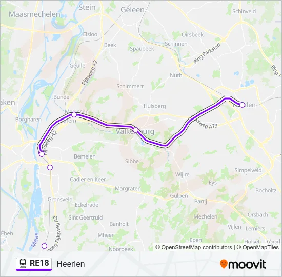 RE18  Line Map