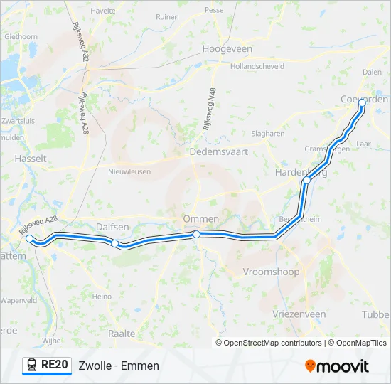 RE20  Line Map