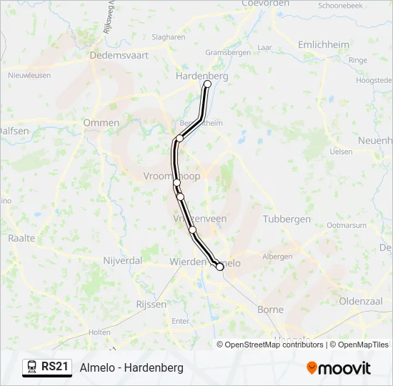 RS21  Line Map