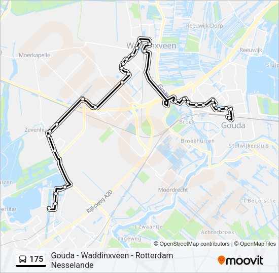 175 Bus Line Map