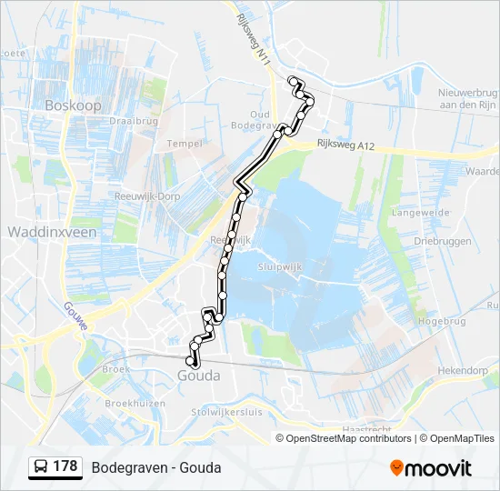 178 Bus Line Map