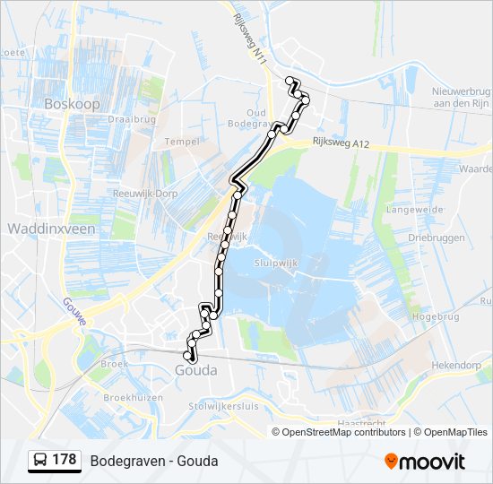 178 Bus Line Map