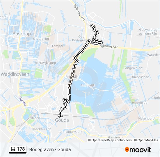 178 Bus Line Map