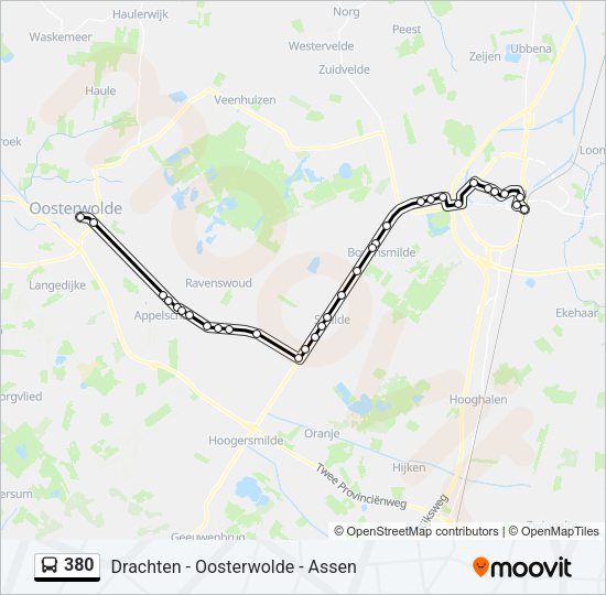 380 Route: Schedules, Stops & Maps - Oosterwolde (Updated)