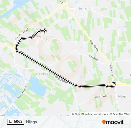 6062 Bus Line Map