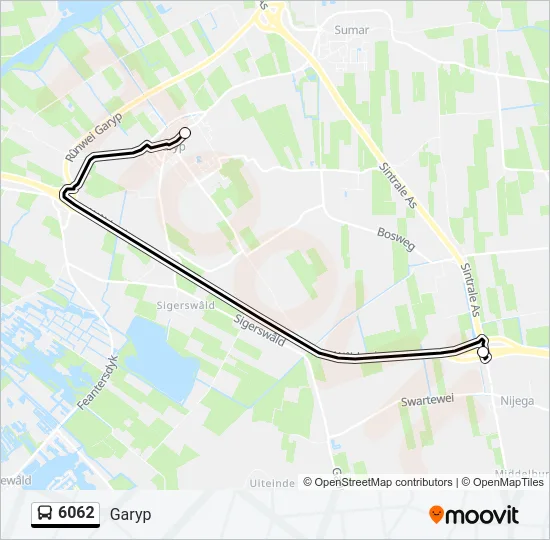 6062 Bus Line Map