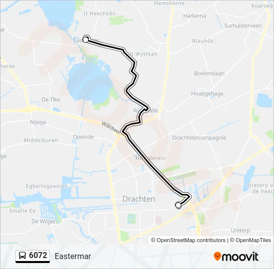 6072 Bus Line Map