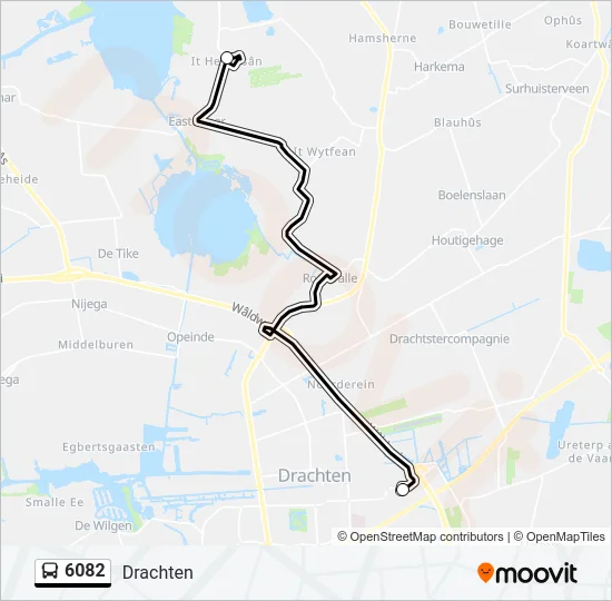6082 Bus Line Map