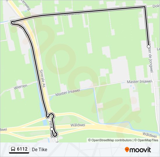 6112 Bus Line Map