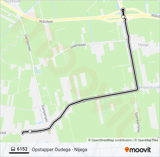 6152 Bus Line Map