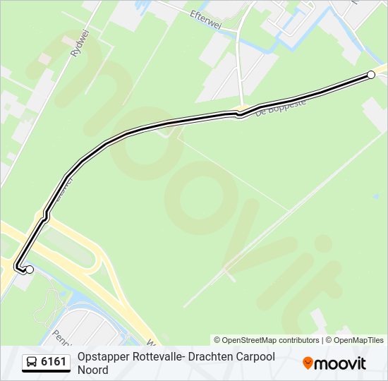 6161 Bus Line Map