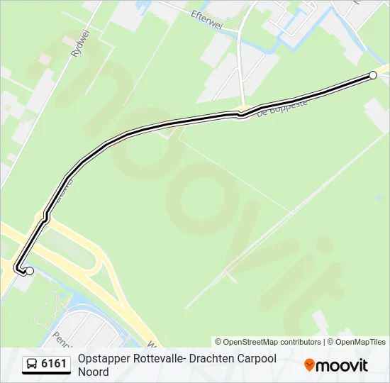 6161 Bus Line Map