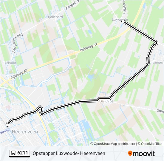 6211 Bus Line Map
