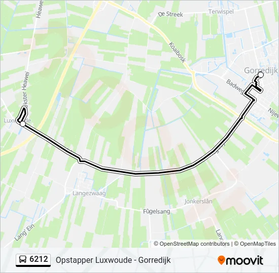 6212 Bus Line Map