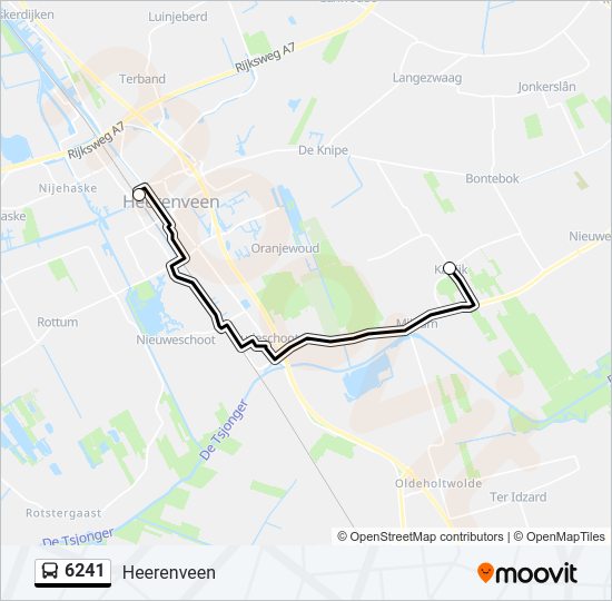 6241 Bus Line Map
