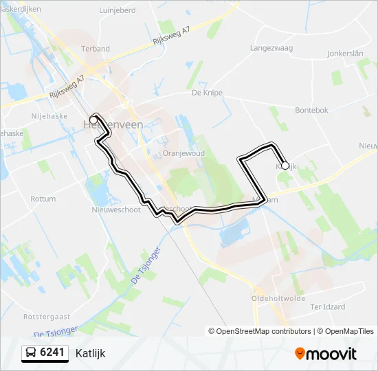 6241 Bus Line Map