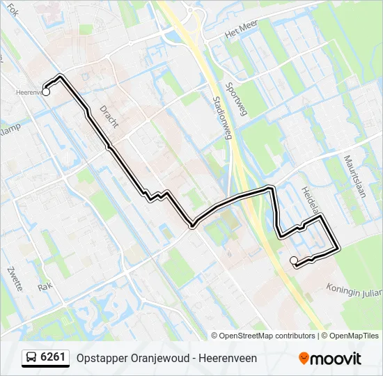 6261 Bus Line Map