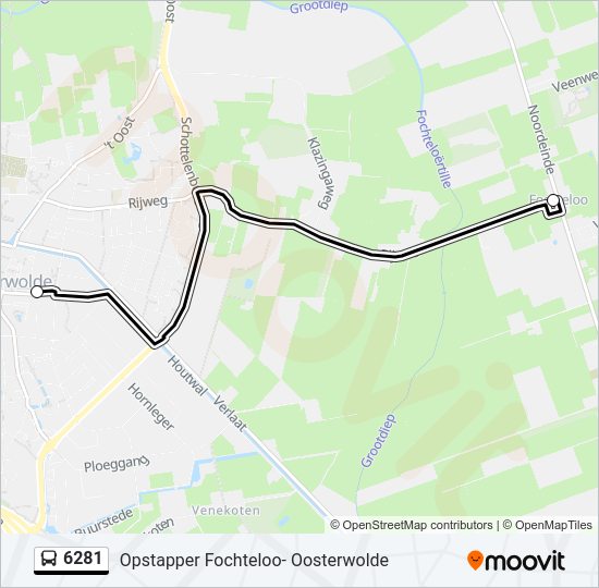 6281 Bus Line Map
