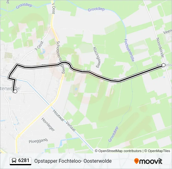 6281 Bus Line Map