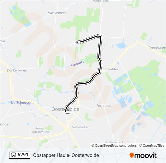 6291 Bus Line Map