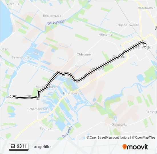 6311 Bus Line Map