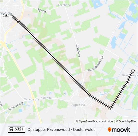 6321 Bus Line Map
