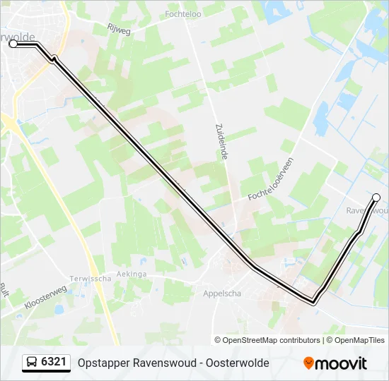 6321 Bus Line Map