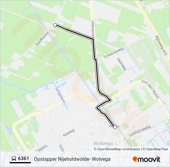 6361 Bus Line Map