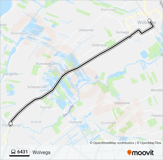 6431 Bus Line Map