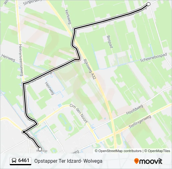 6461 Bus Line Map
