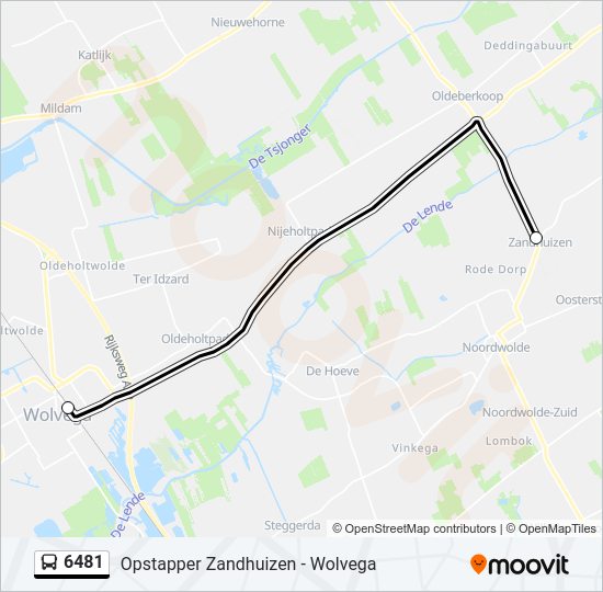 6481 Bus Line Map