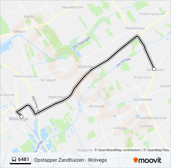 6481 Bus Line Map