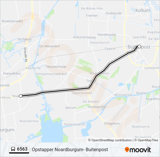 6563 Bus Line Map