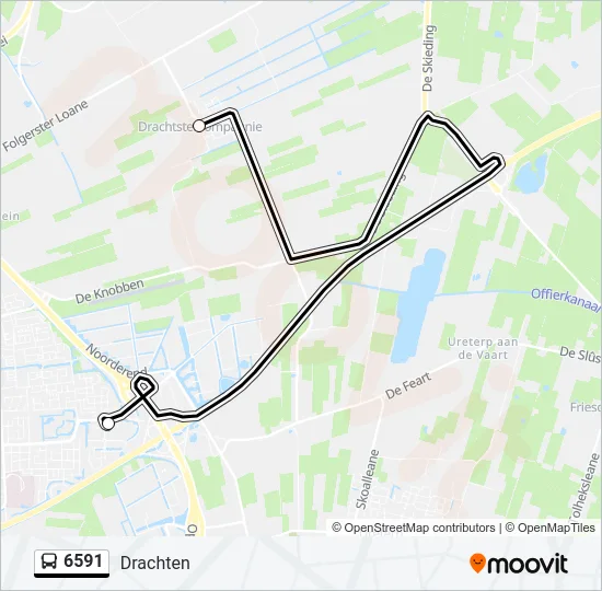 6591 Bus Line Map