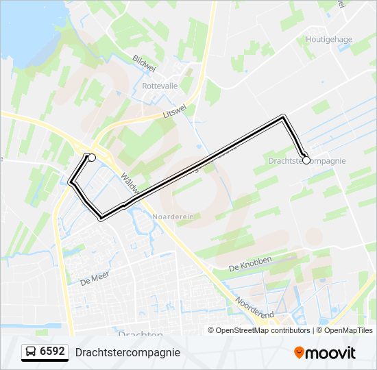 6592 Bus Line Map