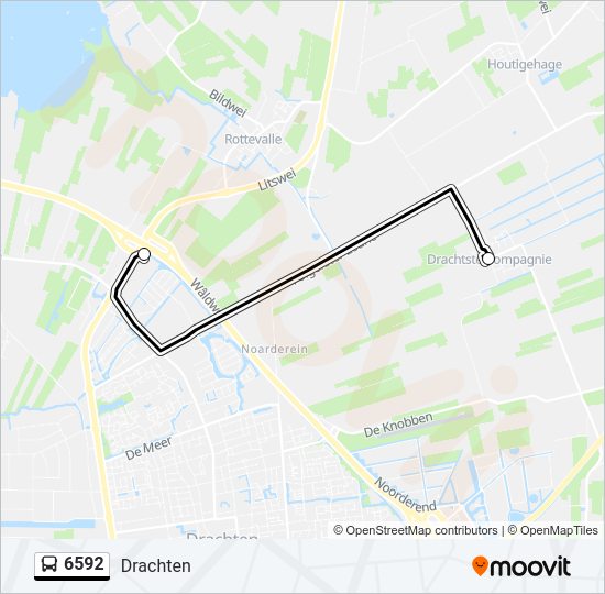 6592 Bus Line Map