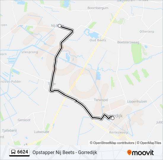 6624 Bus Line Map