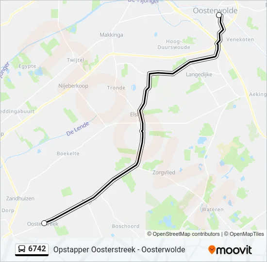 6742 Bus Line Map