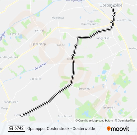 6742 Bus Line Map