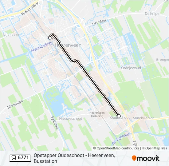 6771 Bus Line Map