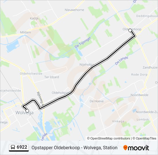 6922 Bus Line Map