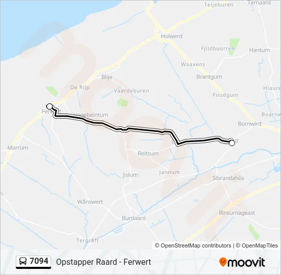 7094 Bus Line Map