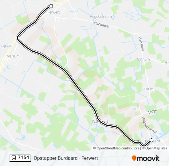 7154 Bus Line Map