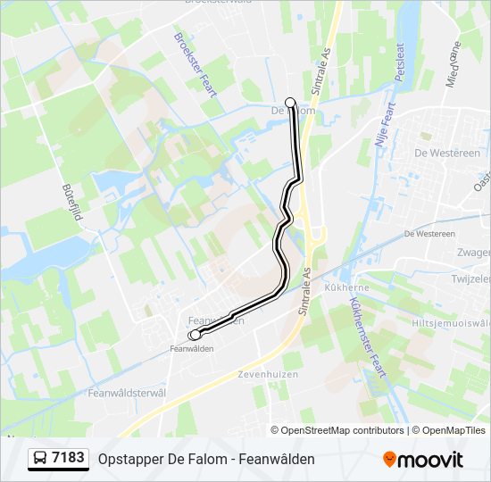 7183 Bus Line Map